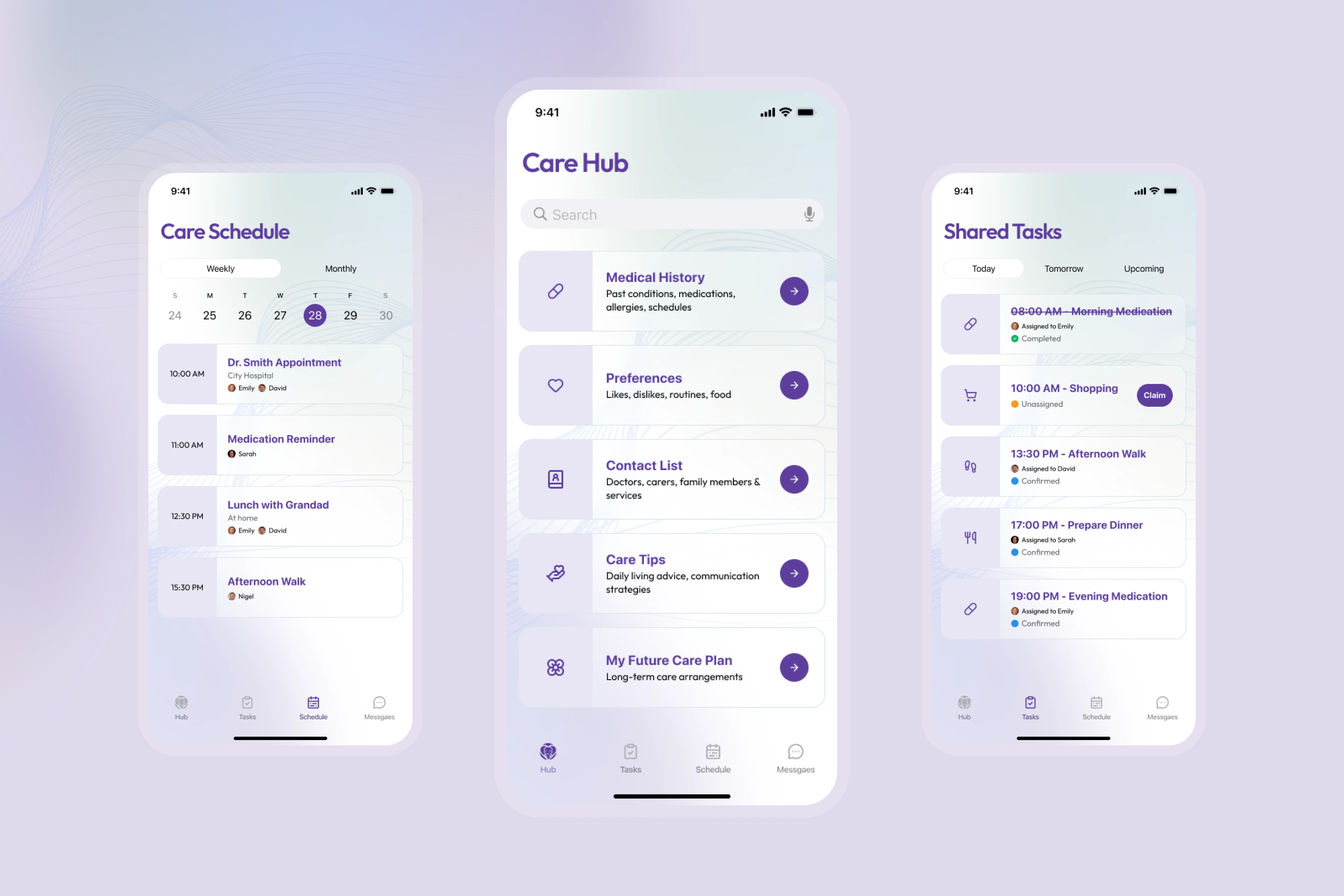 CoCare — family coordination app for dementia carers