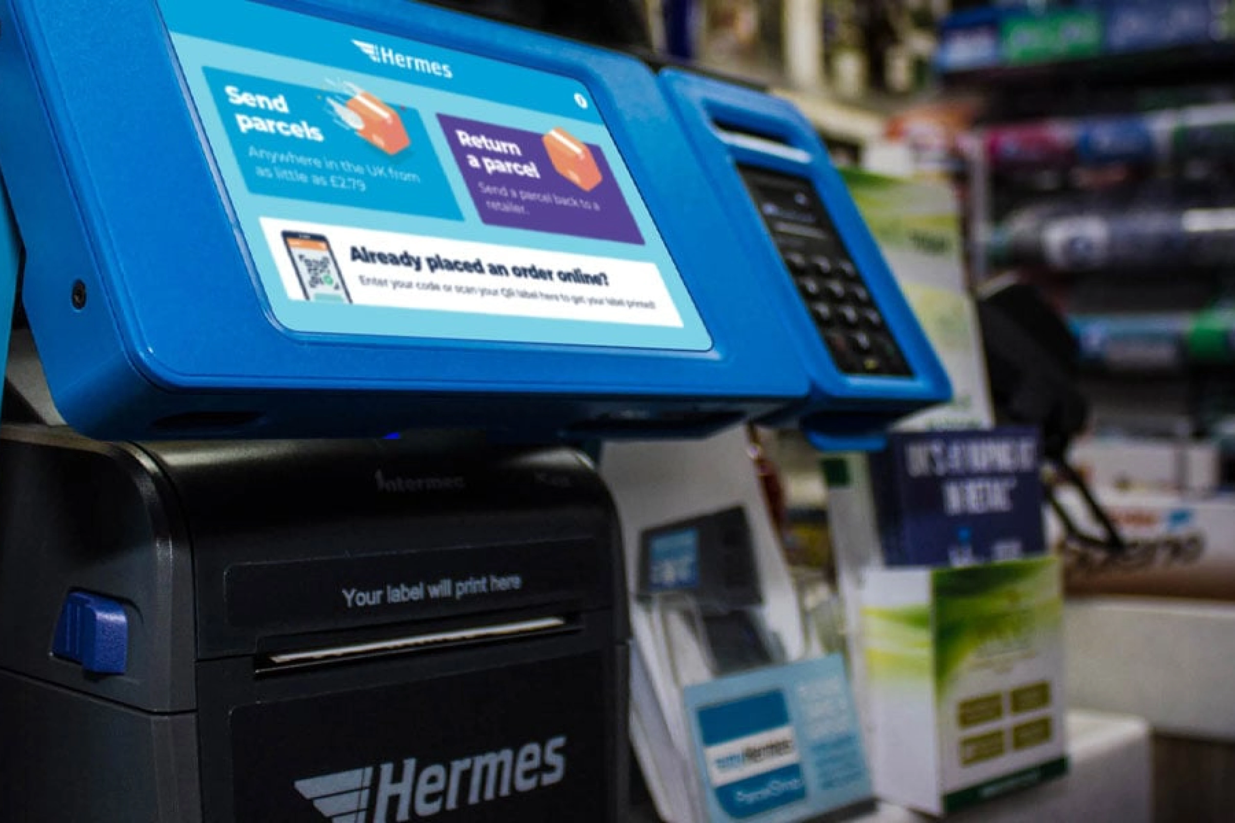 Print in Store — Hermes self-service kiosk, redesigned for clarity