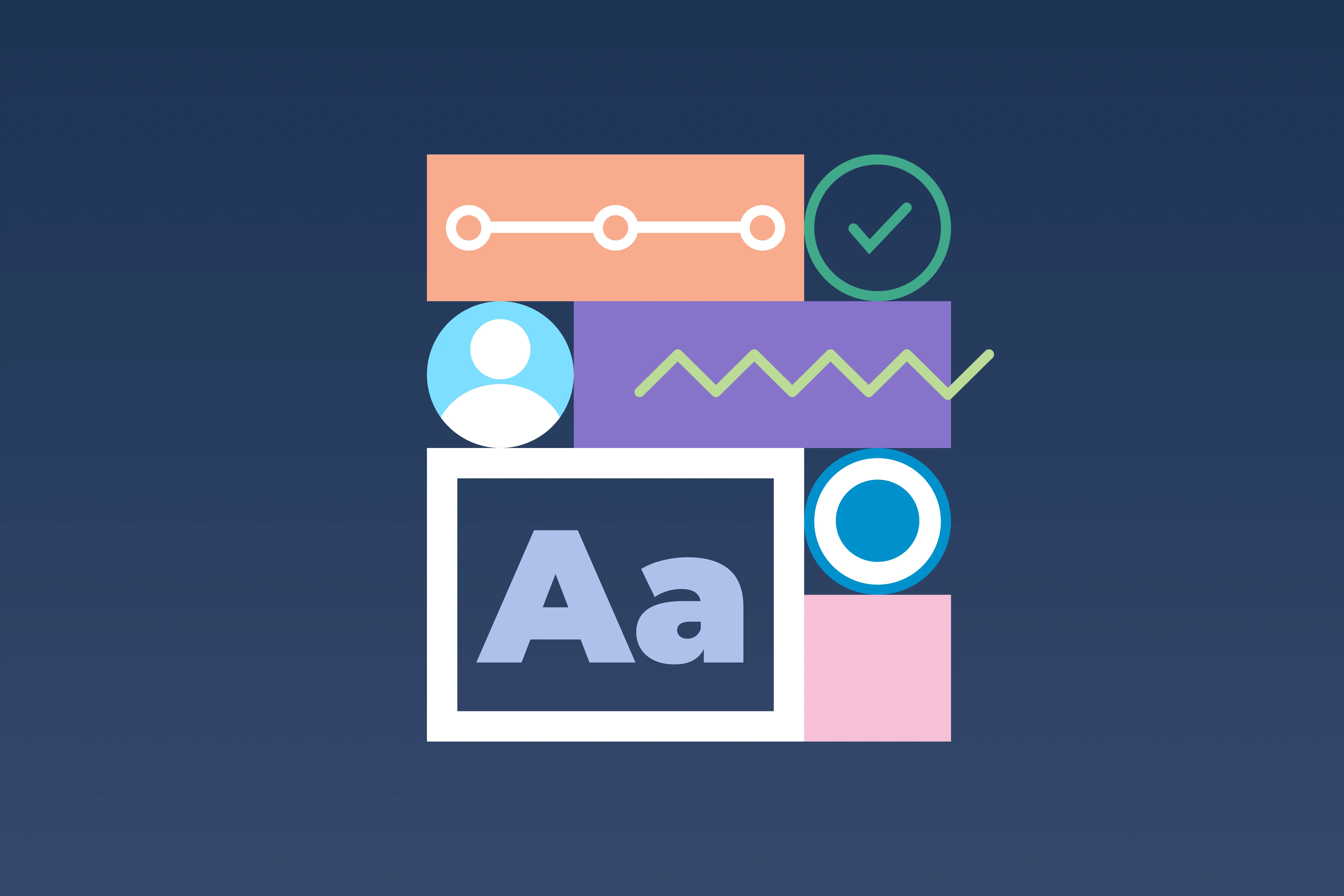 Trinity design system — component library illustration